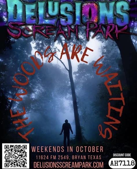 delusions scream park|delusions scream park texas.